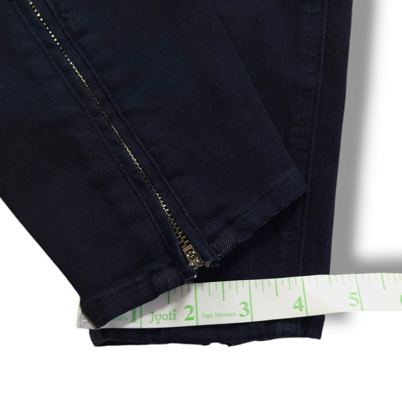 NWOT Pistola High Rise Slit Pockets Ankle Zip Skinny Jeans Sz. 26 Midnight Blue - Picture 11 of 12
